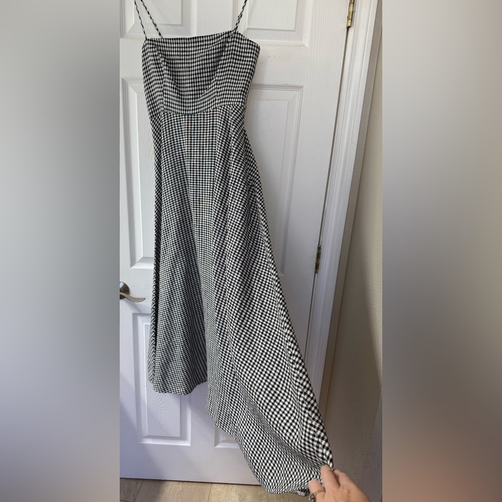 NWT Reformation Monette Linen Dress in Remy Check (gingham) - Picture 5 of 9